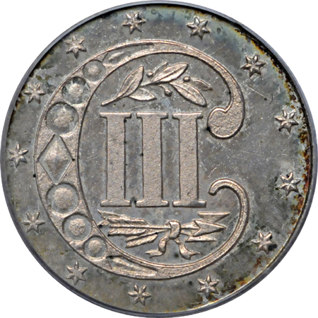 1867 PCGS PF-64.