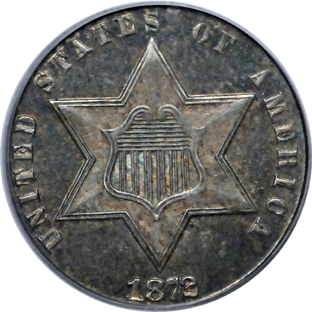 1872 PCGS PF-63.