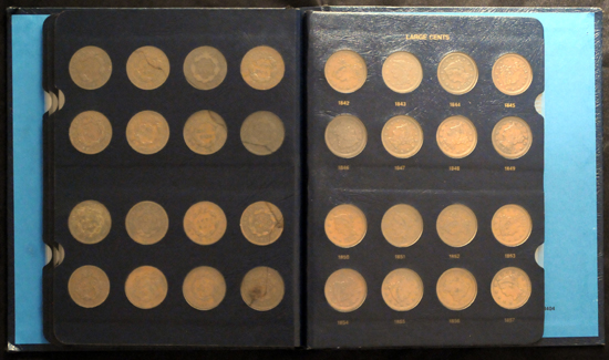 Complete date set (minus 1799) of Large cents.