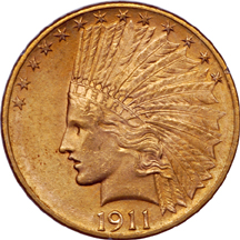 1911 PCGS MS-62.