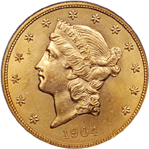 1904 PCGS MS-62.