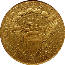 1802/1 Heraldic Eagle. NGC XF-45.