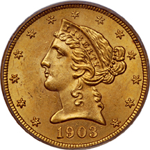 1903 PCGS MS-64.