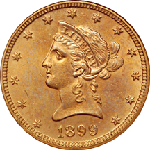 1899 NGC MS-63.