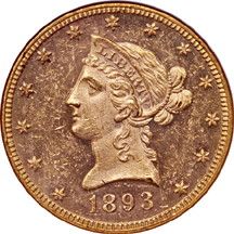 1893 NGC MS-62 PL.