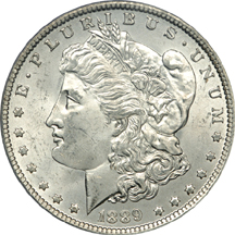 1889-O PCGS MS-64.