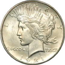 1921 PCGS MS-64.