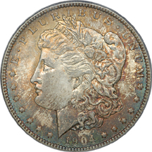 1890-O and 1904-O, PCGS.