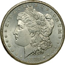 1880-CC NGC MS-65.