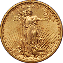 Two 1922 PCGS MS-63.