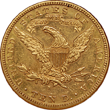 1886-S Liberty Head eagle, NGC AU-58 Eliasberg.