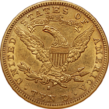 1894-S Liberty Head eagle, NGC AU-55 Eliasberg.