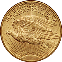 1914-S Saint-Gaudens double-eagle, NGC MS-63 Eliasberg.