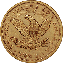 1866-S (w/Motto) Liberty Head eagle, NCS improperly cleaned, XF Details Eliasberg.