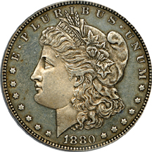 1880 PCGS PF-63.