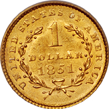 1851 PCGS MS-63.