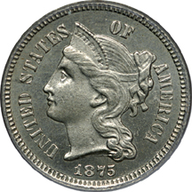 1875 PCGS MS-65.