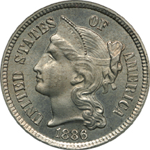 1886 PCGS PF-65.