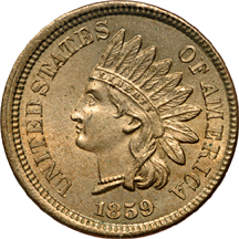 1859 PCGS MS-64.