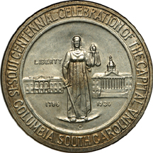 1936 (PDS) Columbia commemorative half-dollars, NGC MS-66.