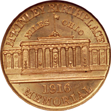 1916 McKinley. NGC MS-64.