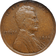 1914-D NGC VF-20 BN.