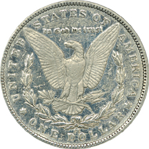 1889-CC ANACS XF-40, polished, artificially frosted.