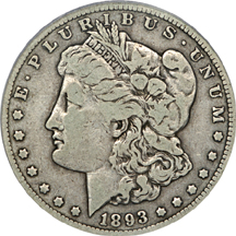 1889-CC and 1893-CC, PCGS.