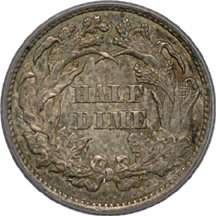 1861/0 PCGS XF-45.