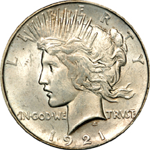 1921 PCGS MS-64.