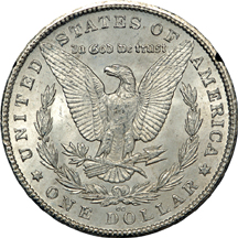 1880-CC, 1881-CC and 1885-CC GSA Morgan dollars.