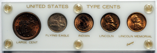 Five major cent types.