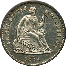 1864 PCGS PF-63.