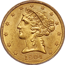 1904 PCGS MS-63.