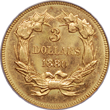 1880 PCGS MS-64.