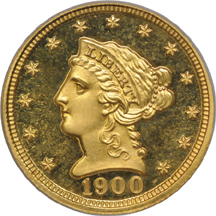 1900 PCGS PF-66DCAM.