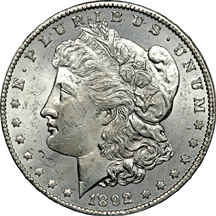 1892-CC "VAM-10," PCGS MS-63.