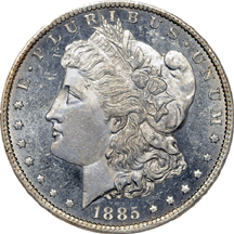 1885-CC ANACS MS-63 Cameo DMPL.