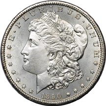 1890-CC and 1891-CC Morgan dollars.