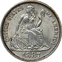 1887 PCGS MS-63.