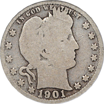 1901-S PCGS GD-4.