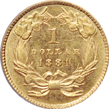 1881 PCGS MS-63.