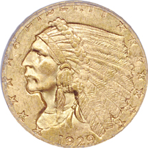 1929 PCGS MS-62.