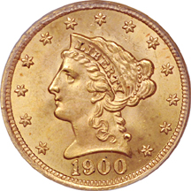 1900 PCGS MS-65.