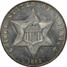 1862 PCGS MS-65.