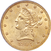 1894 PCGS MS-62.