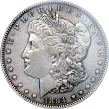 1894 PCGS XF-40.