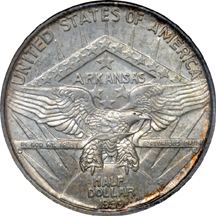 1939-D Arkansas. NGC MS-66.