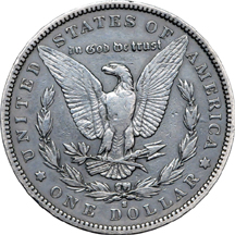 1893-S, VF Details, cleaned, cheek smoothed.
