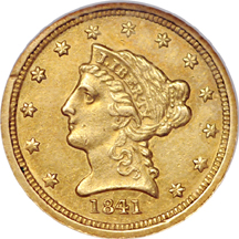 1841-C NGC AU-58.